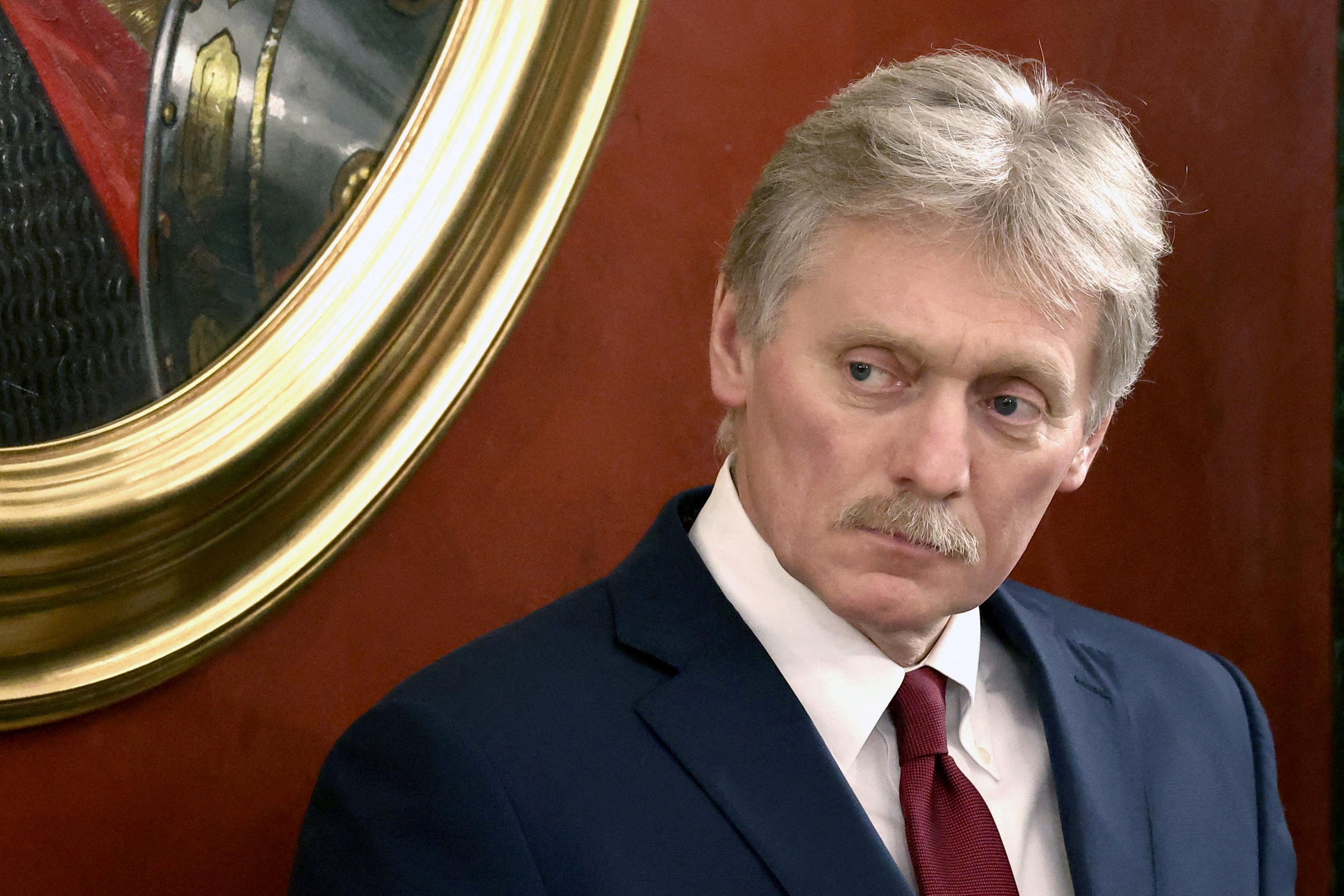 El portavoz del Kremlin Dmitry Peskov (Sputnik/Valeriy Sharifulin/Pool via REUTERS)