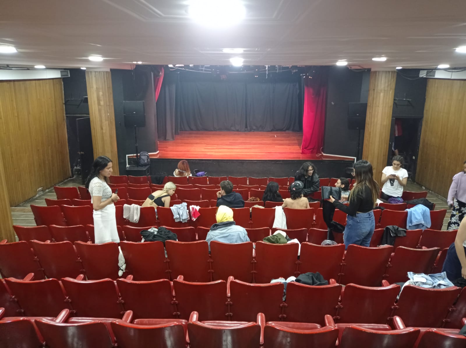La sala de teatro Luis Enrique Osorio es uno de los mayores atractivos de los túneles de la Jiménez.
FOTO: Cortesía (Facultad de Artes de la Universidad Distrital Francisco José de Caldas)