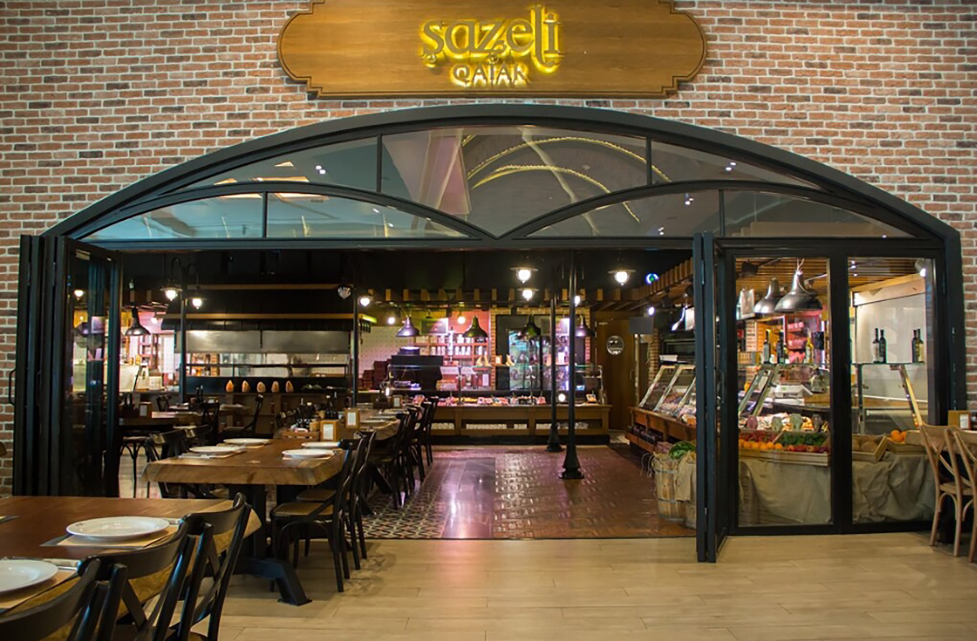 El exclusivo restaurante Sazeli