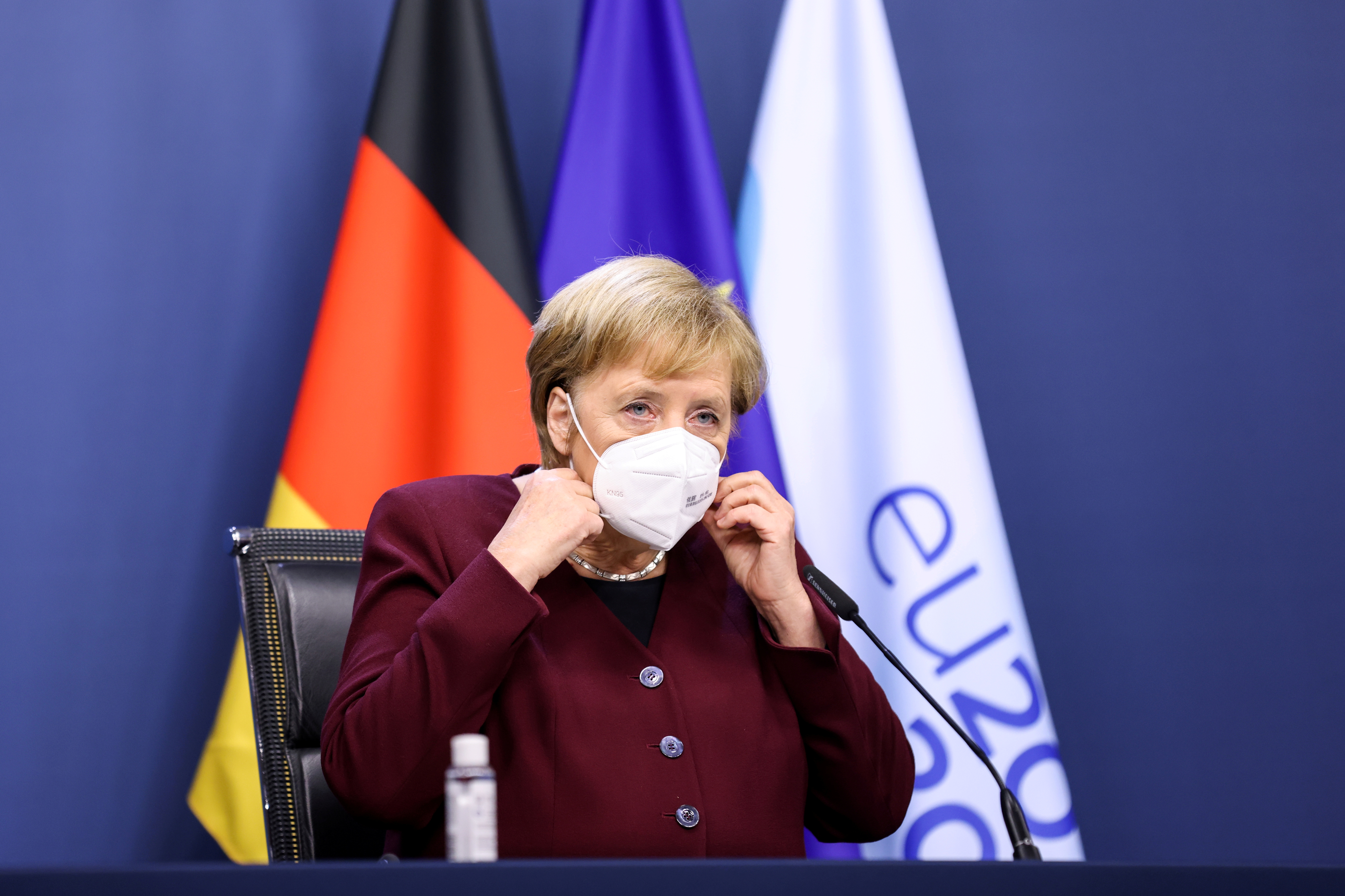 La canciller Angela Merkel. Kenzo Tribouillard/Pool via REUTERS/File Photo