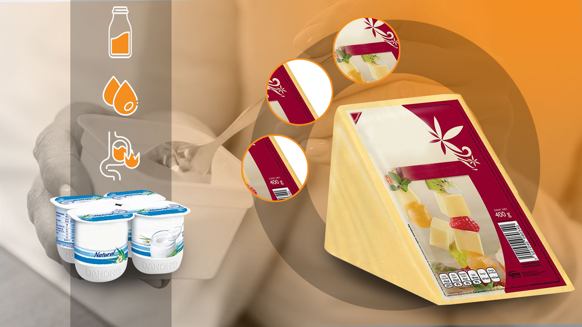 Solo tres de las marcas estudiadas contienen los límites establecidos de azucares añadidos
(queso Jovani Pérez)