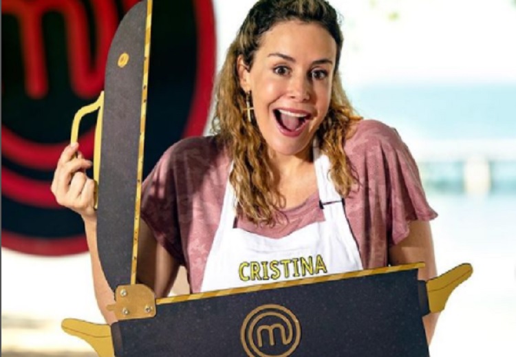 Cristina Campuzano en MasterChef Celebrity Colombia 2022. Foto: @cristicampuzano