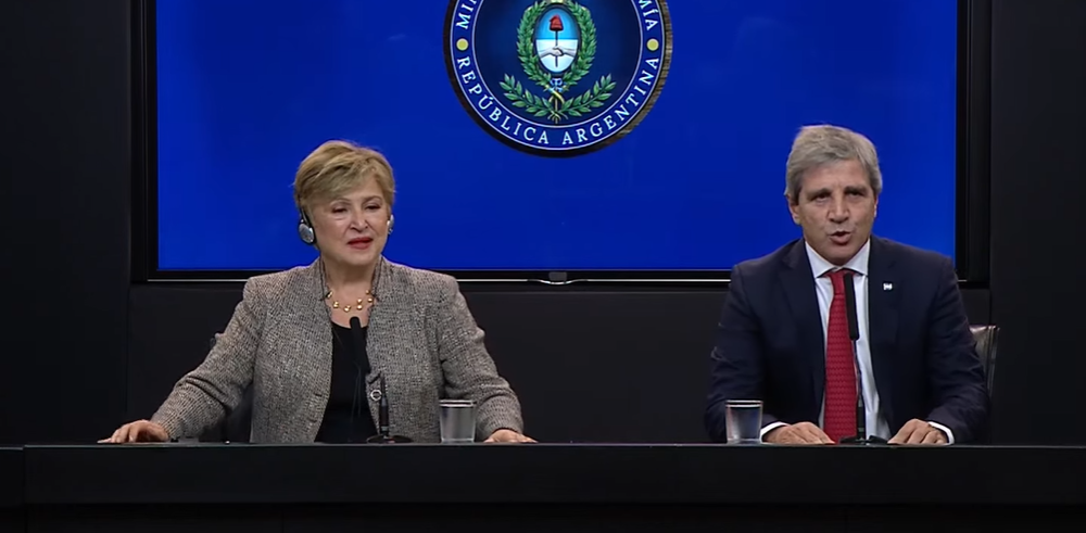 Kristalina Georgieva celebr&oacute; la acumulaci&oacute;n de reservas por parte del Banco Central: "Sigan comprando"