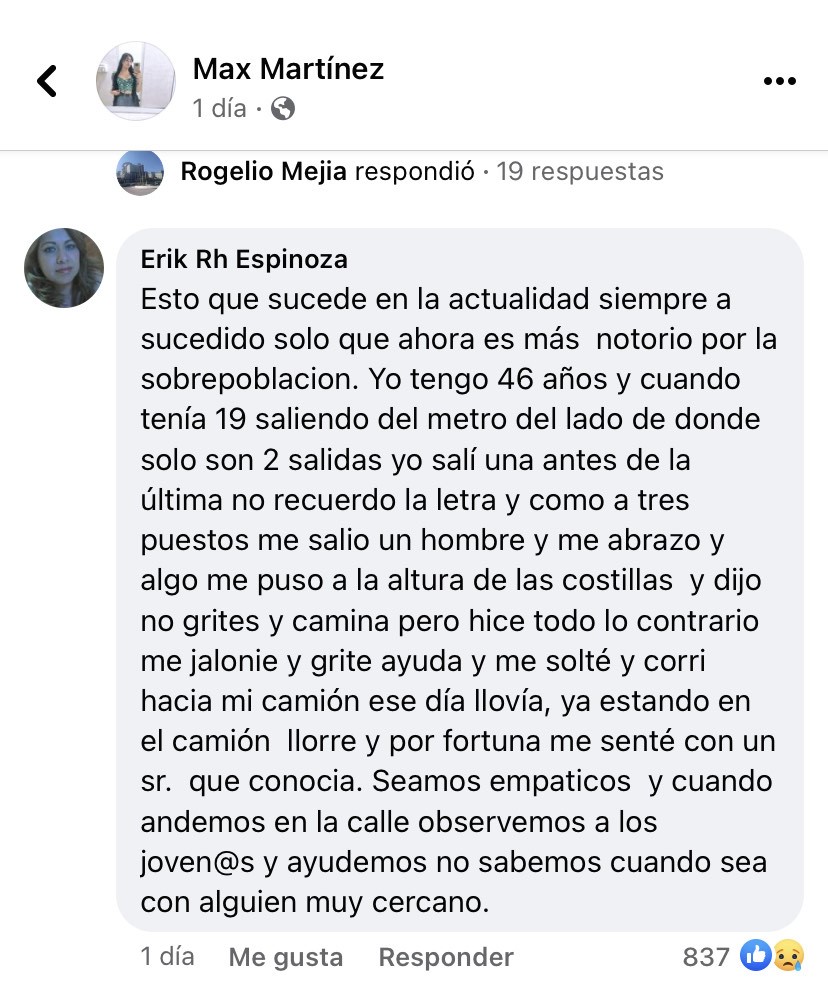 En redes sociales circularon testimonios de intentos de secuestro en el paradero de Indios Verdes (Captura de pantalla)