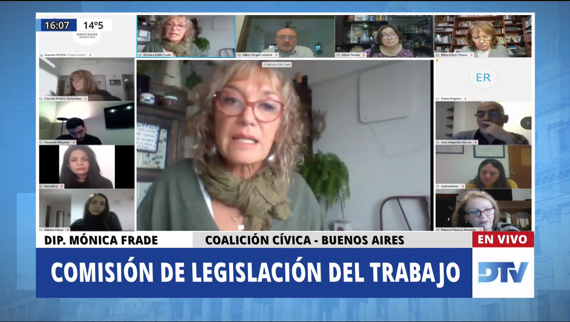 Mónica Frade, diputada de la Coalición Cívica, detalló las críticas opositoras al dictamen del oficialismo