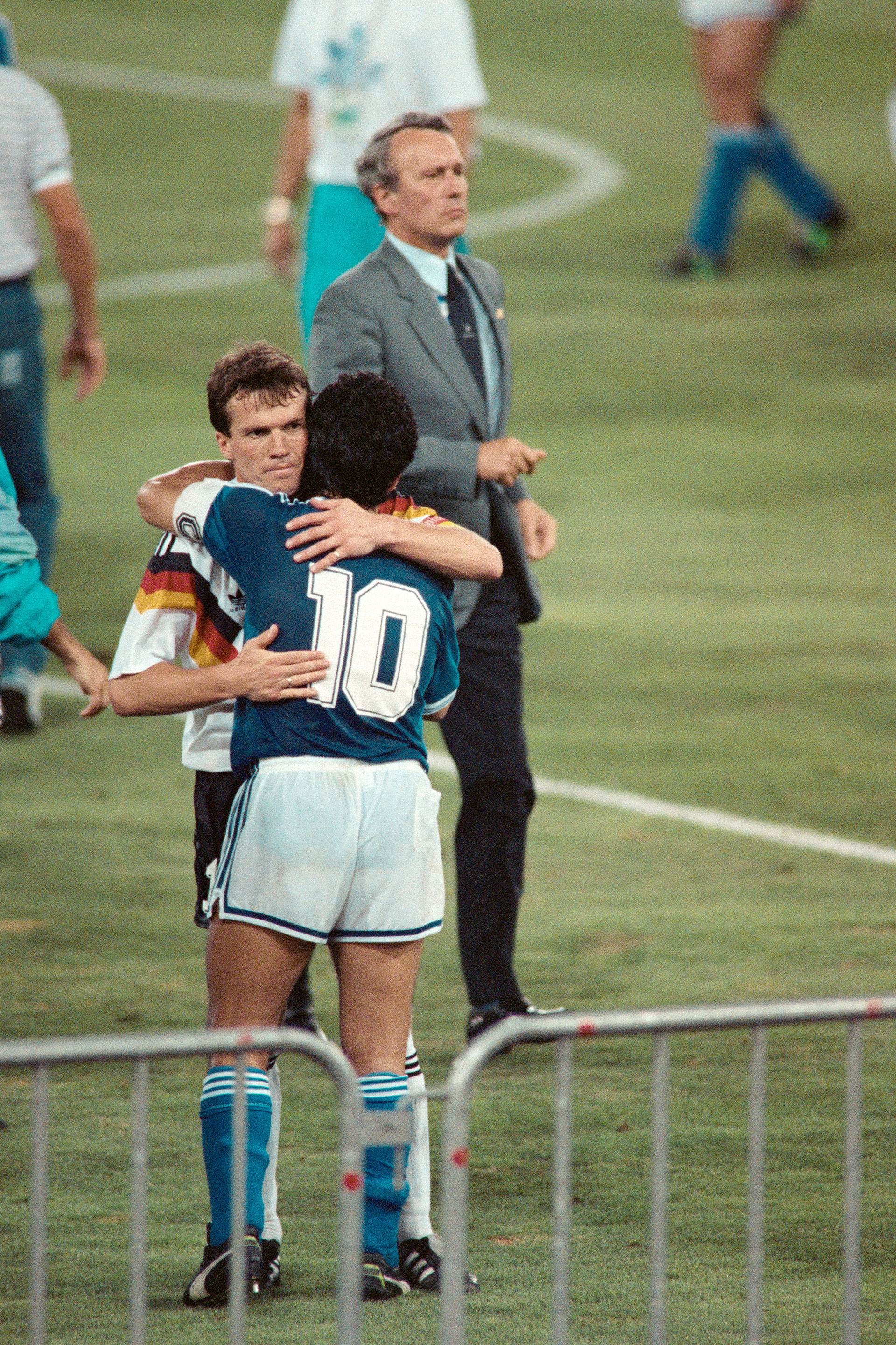 Matthäus habló sobre su vínculo con Diego Maradona (Foto: AFP)