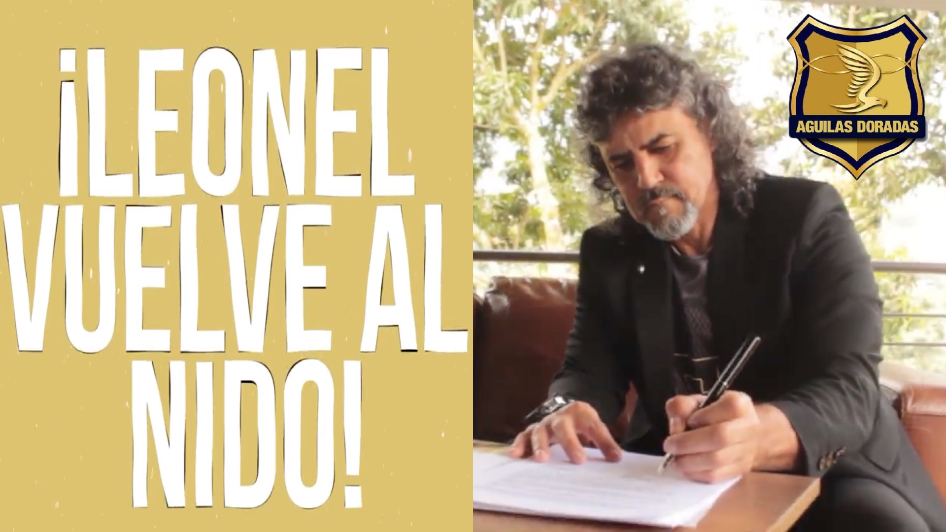10 años después, Leonel Álvarez volverá a dirigir a Rionegro Águilas / (Twitter: @AguilasDoradas)