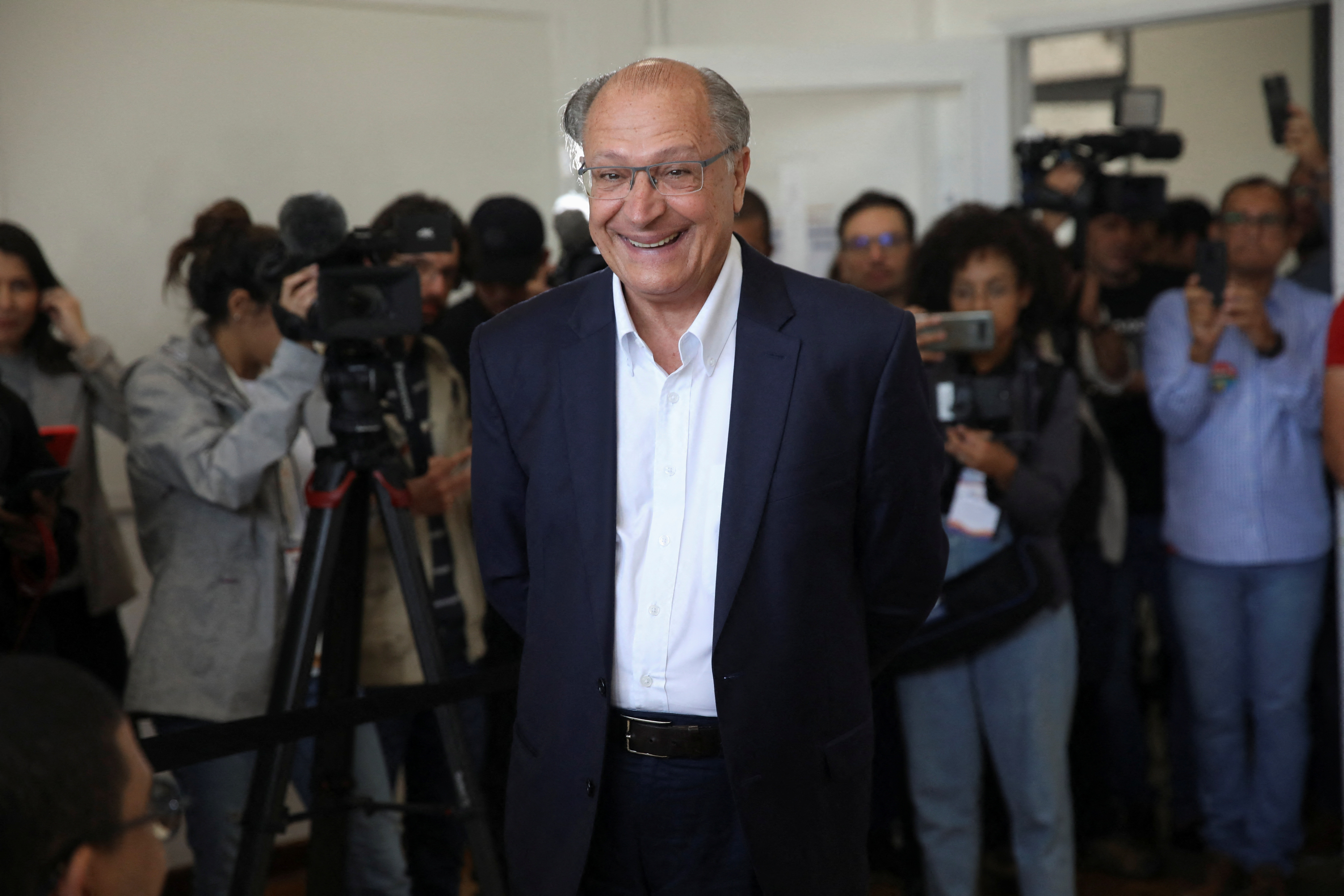 El candidato a la vicepresidencia de Lula, el moderado Geraldo Alckmin (REUTERS/Suamy Beydoun)