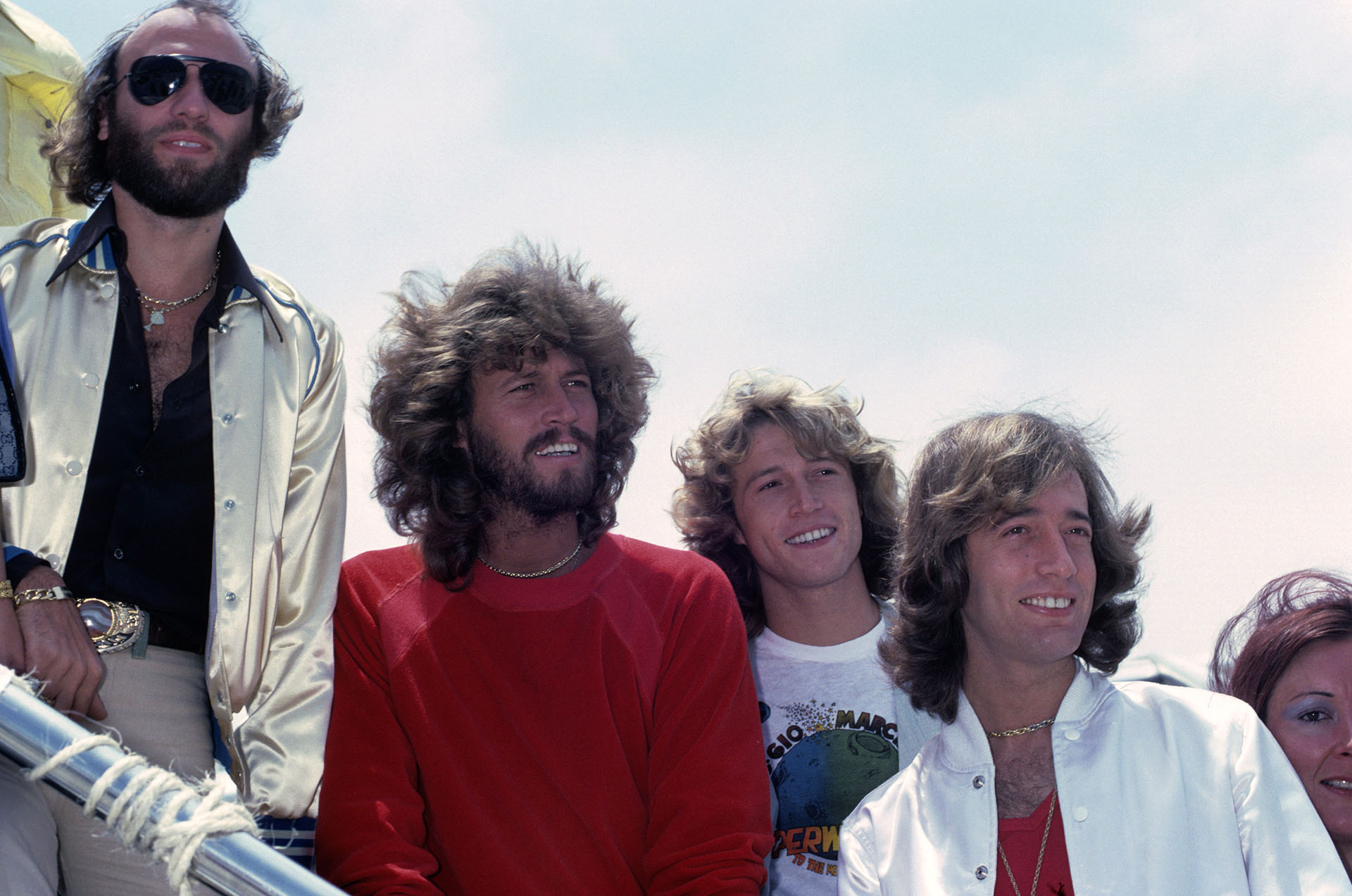 Los hermanos Gibb: Maurice, Barry, Andy y Robin (REUTERS)