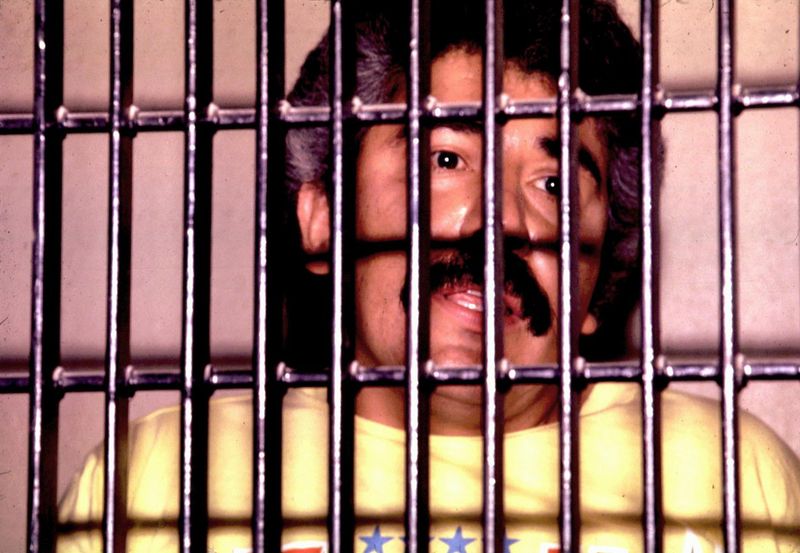 Imagen de archivo. El narcotraficante mexicano Rafael Caro Quintero se muestra tras las rejas en esta foto de archivo sin fecha.

MEXICO DRUGS
