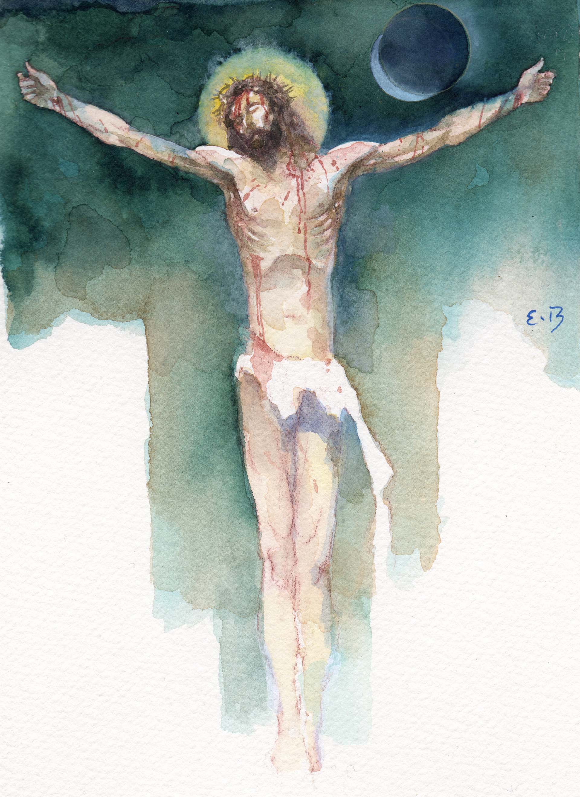 Cristo crucificado  (Enrique Breccia)