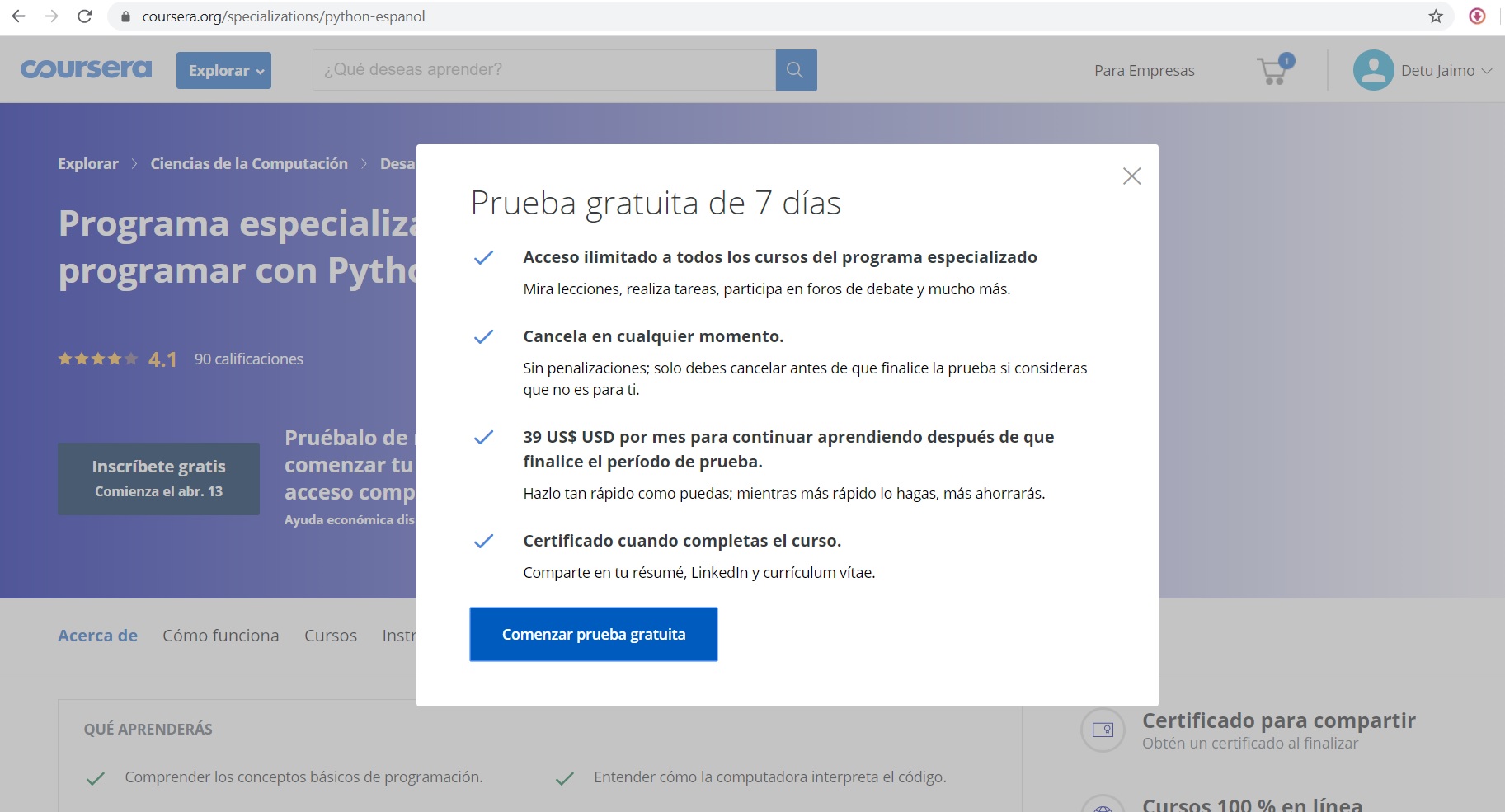 Una de las quejas sobre la educación superior tradicional es que, si bien las universidades enseñan habilidades de pensamiento crítico, a menudo dejan a los graduados sin preparación para el mundo laboral práctico. Coursera propone combatir este preconcepto