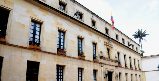 Palacio de San Carlos is the main headquarters of the Chancellery.  @www.cancilleria.gov.co