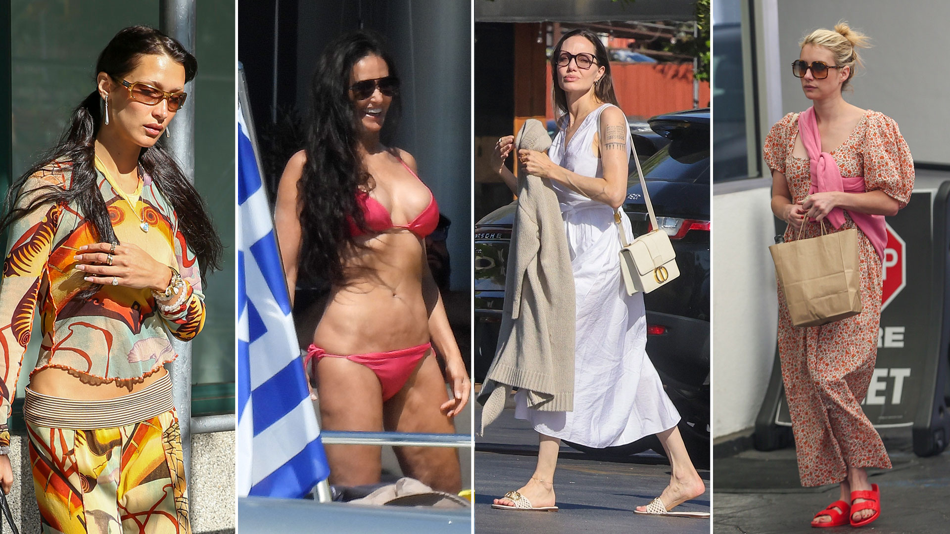 De las vacaciones de Demi Moore al paseo de Angelina Jolie: celebrities en un click