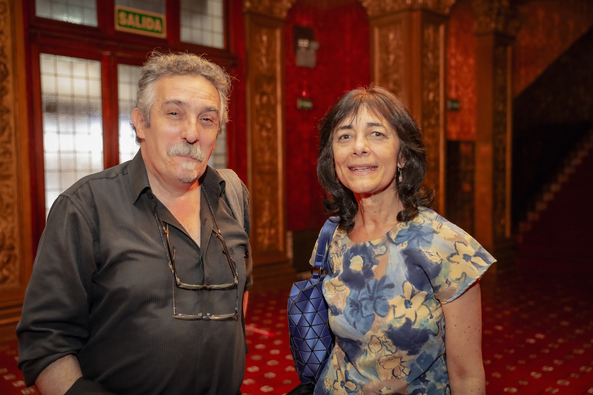 Jorge Dubatti y Gladis Contreras (Crédito: Teatro Cervantes)