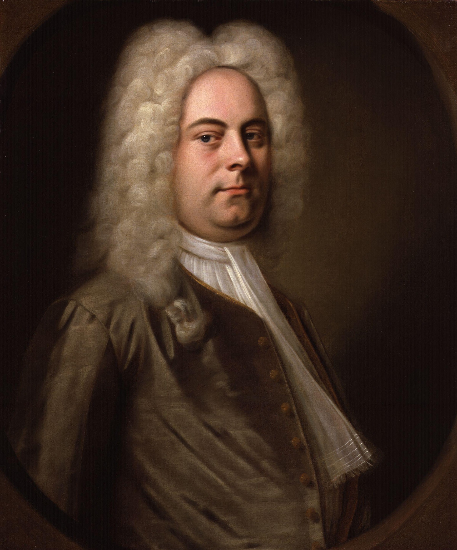 Retrato de Händel, por Balthasar Denner (1726–1728)