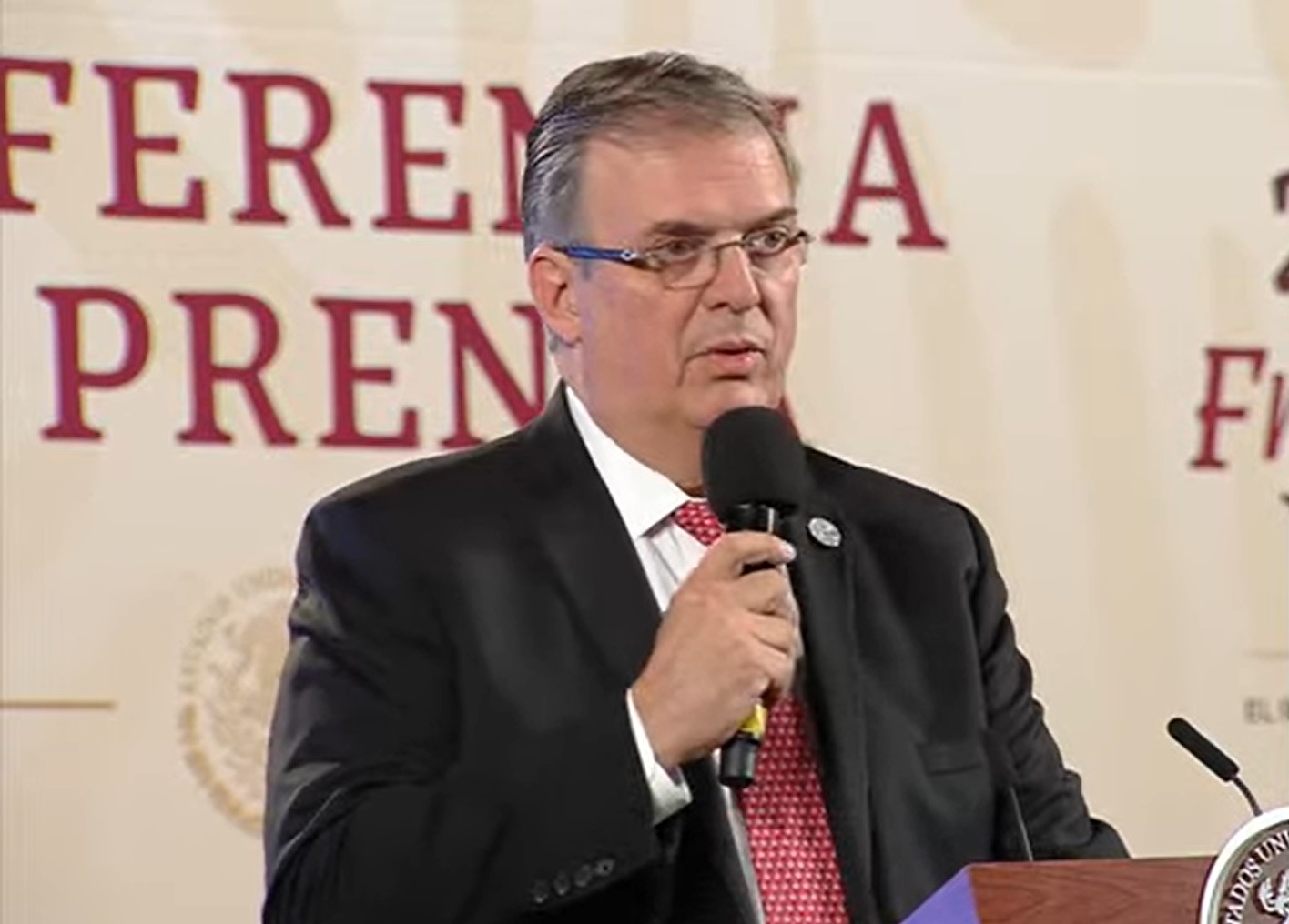 Foreign Minister Marcelo Ebrard responded to the remarks made by Senator Lindsey Graham