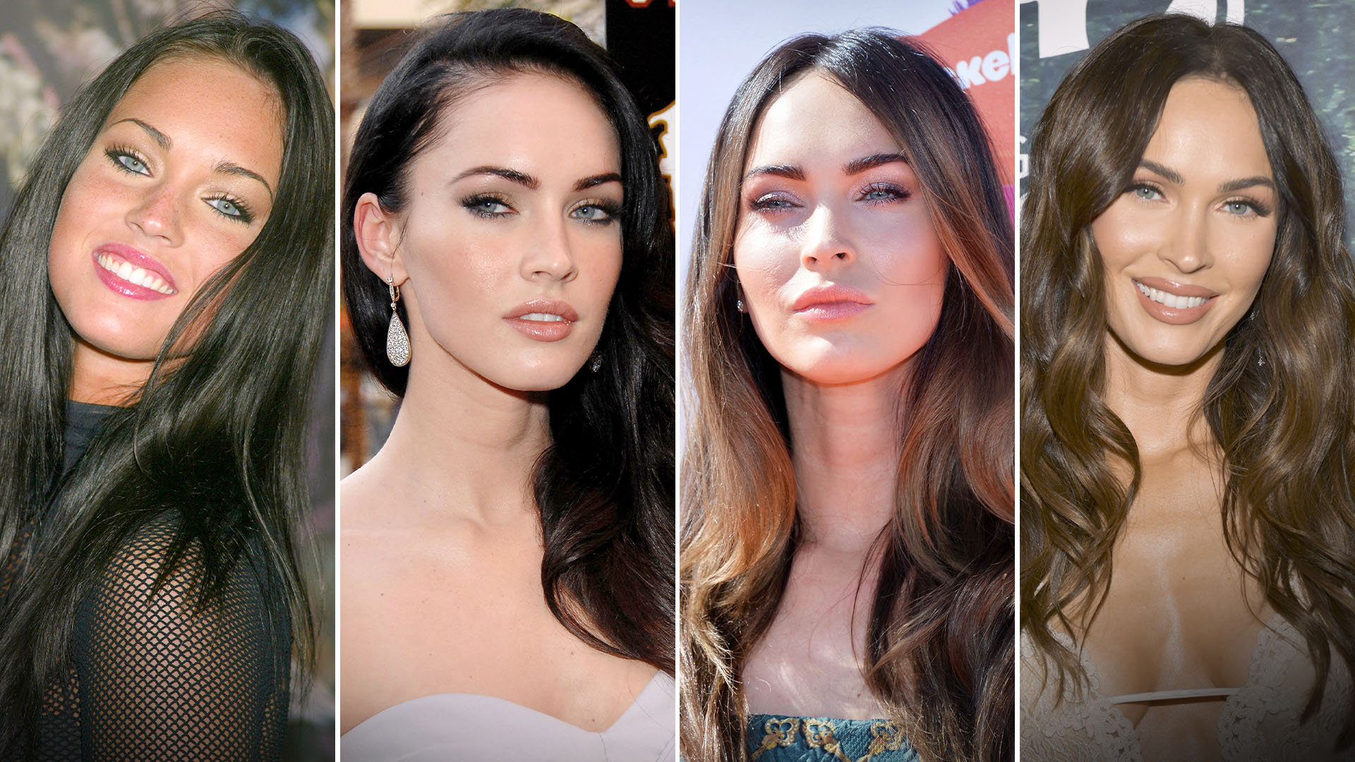Megan Fox, at different times in her career