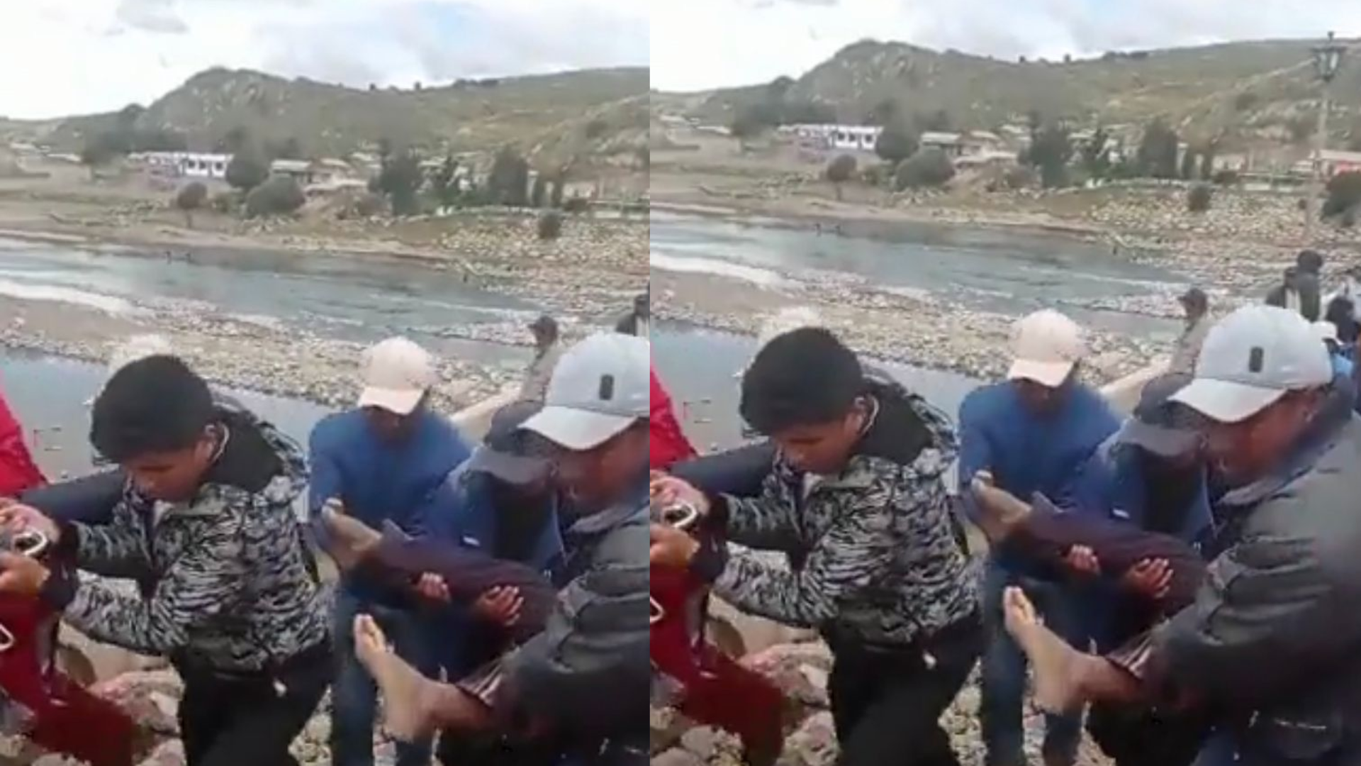 Soldado muere ahogado tras intentar cruzar el río Ilave por orden de sus superiores en Puno.
Foto: Twitter