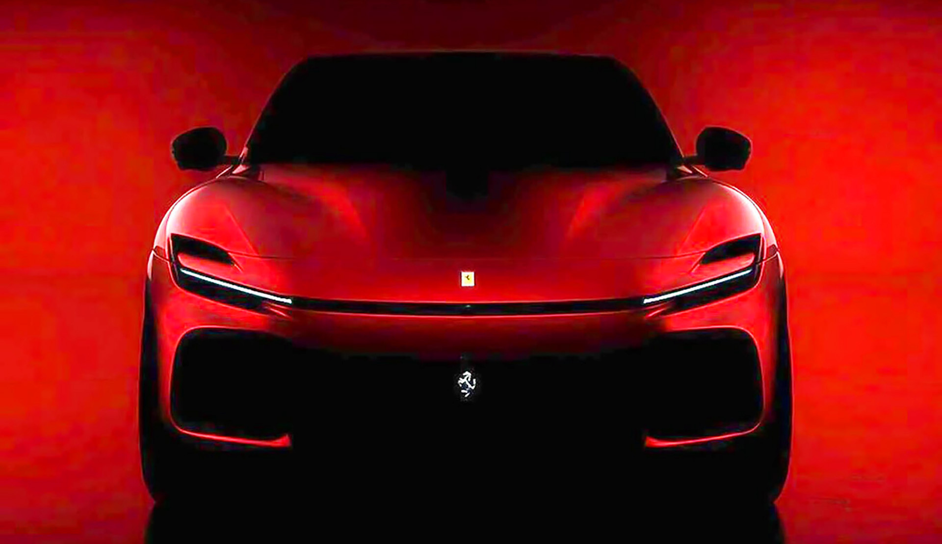 Se conoció la primera imagen del SUV de Ferrari