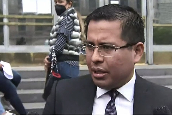 Benji Espinoza, abogado del presidente de la República, Pedro Castillo. 
