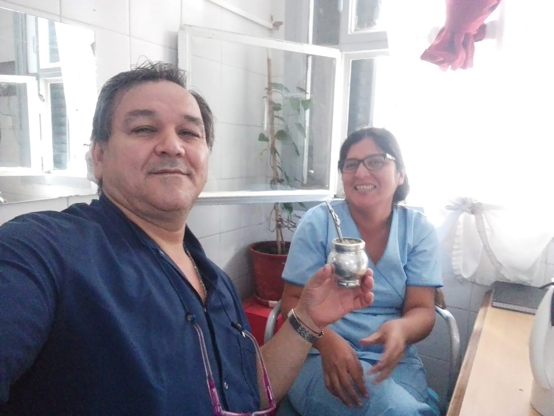 José Aguirre entró a trabajar al Hospital Rivadavia en junio de 1992. Ingresó como auxiliar de enfermero en el área de nutrición y diabetes, donde desempeñó tareas hasta su fallecimiento.
