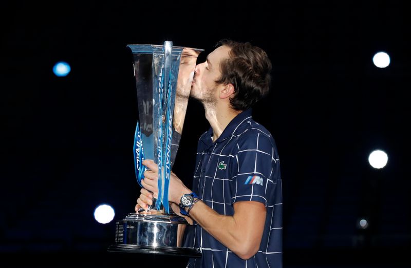 El tenista ruso Daniil Medvedev ganó el ATP Finals (Action Images via Reuters/Paul Childs)