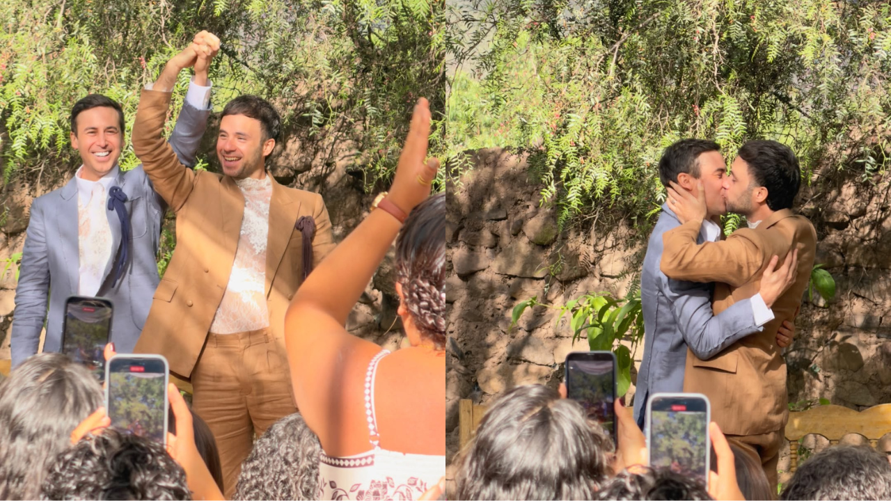 Bruno Ascenzo y Adrián Bello: Fotos y videos de la romántica boda de la  pareja en el Cusco - Infobae