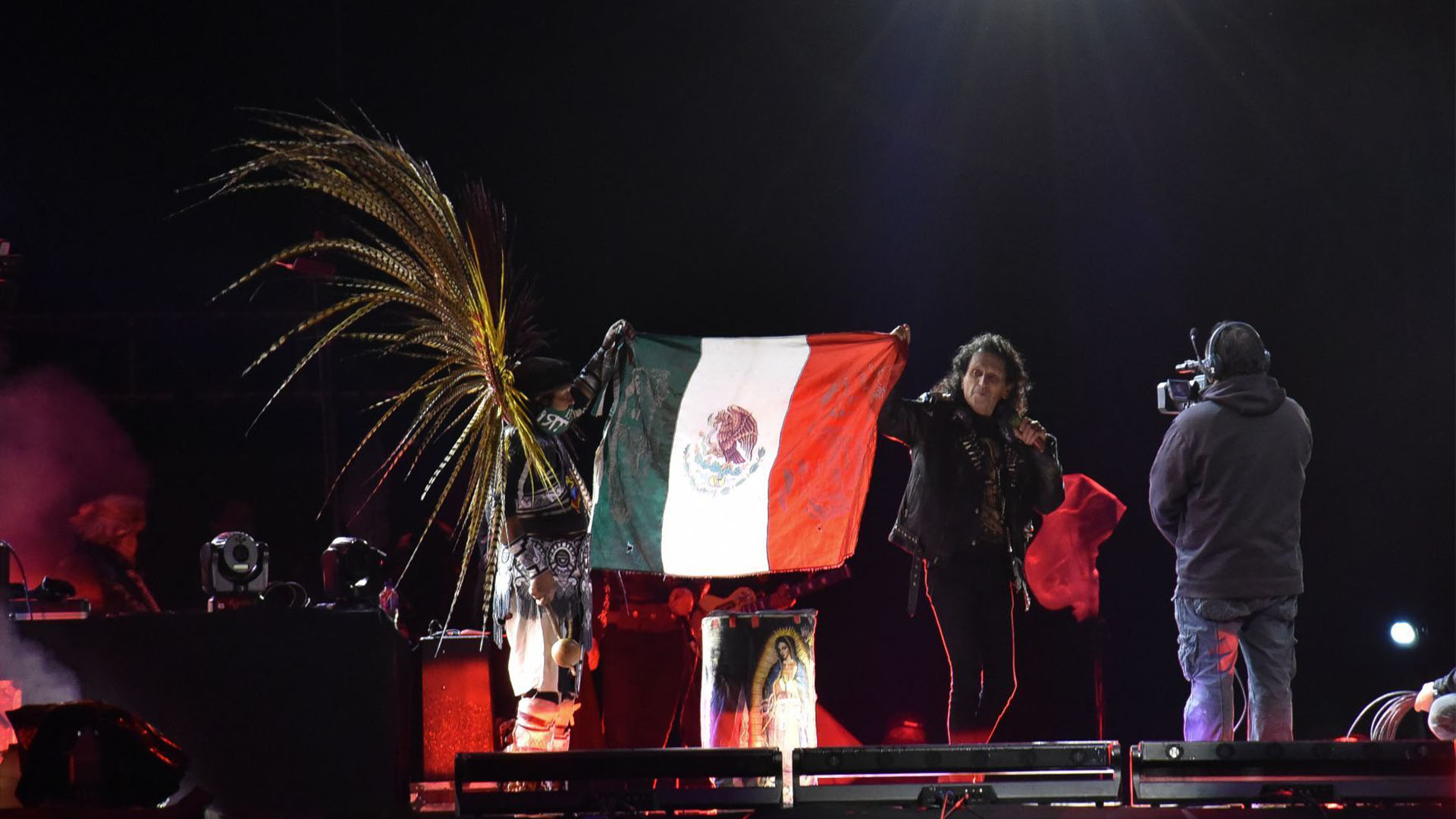 El TRI se presentó en el segundo Autoconcierto en el Foro Pegaso como parte de la nueva normalidad en la contingencia por COVID-19 (Foto: Cuartoscuro)