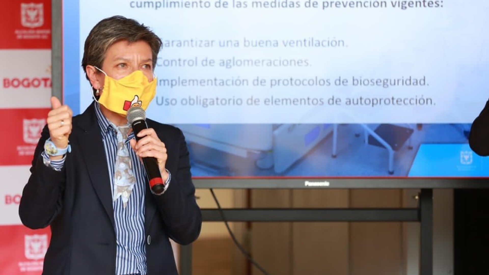 Claudia López anuncia nuevas medidas para Bogotá tras haber superado el segundo pico de la pandemia 