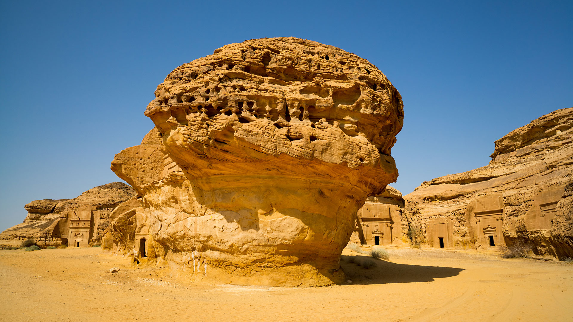 Pertenecieron a la civilización nabatea, la misma que construyó el enclave de Petra, actual Jordania (Gettyimages)