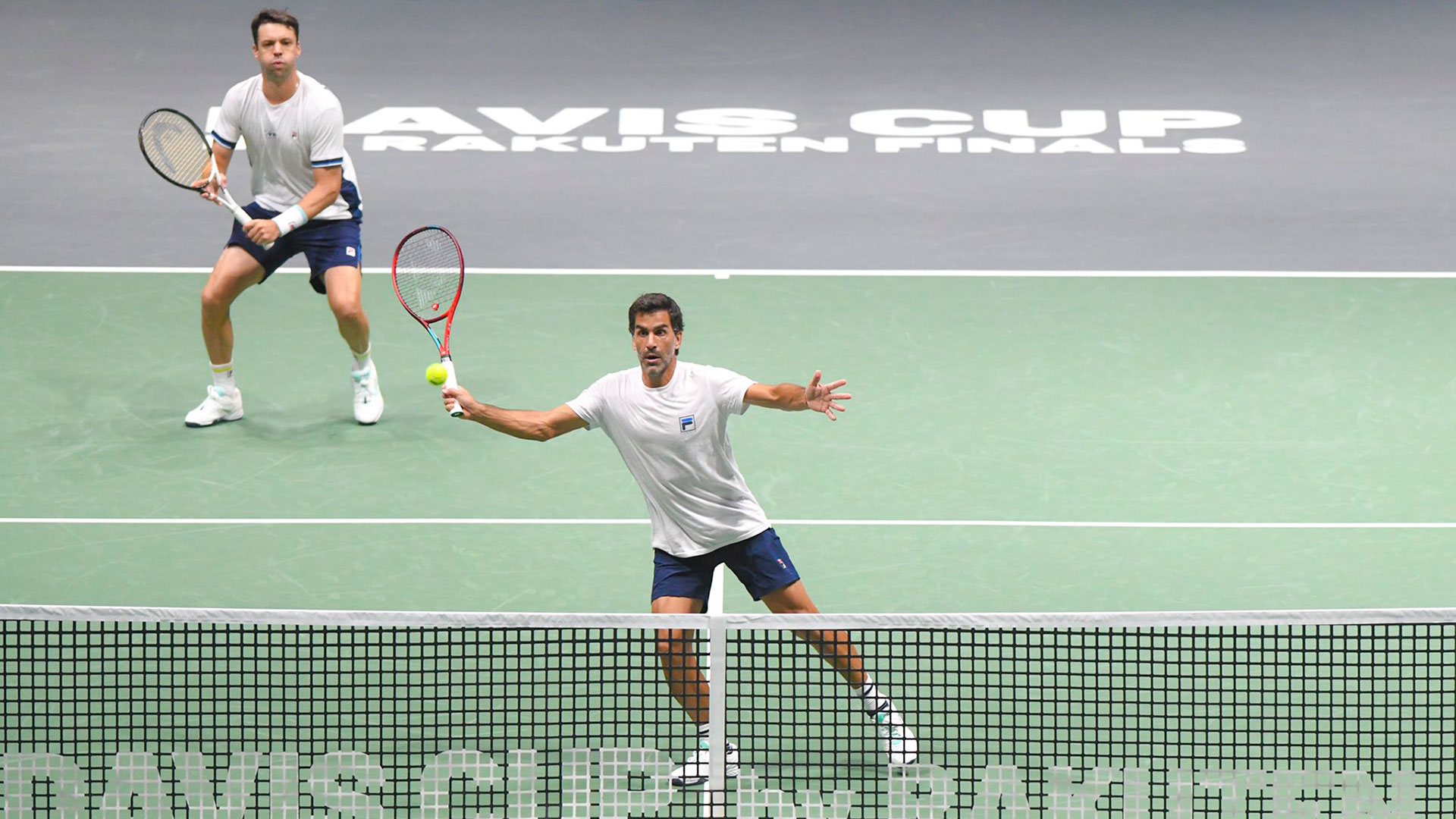Zeballos and González, the doubles players (@AATenis)
