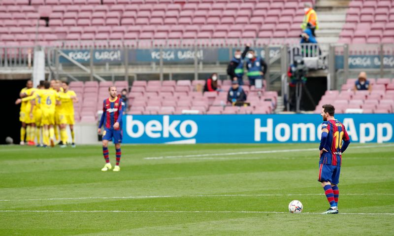 El Barcelona perdió dos puntos claves ante el Cádiz en la liga al empatar 1-1 en el Camp Nou. Luego se repuso al golear 3-0 al Elche (Reuters)