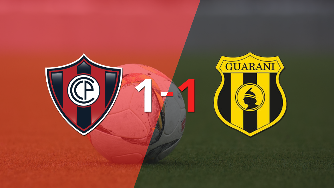Cerro Porteño y Guaraní se repartieron los puntos en un 1 a 1