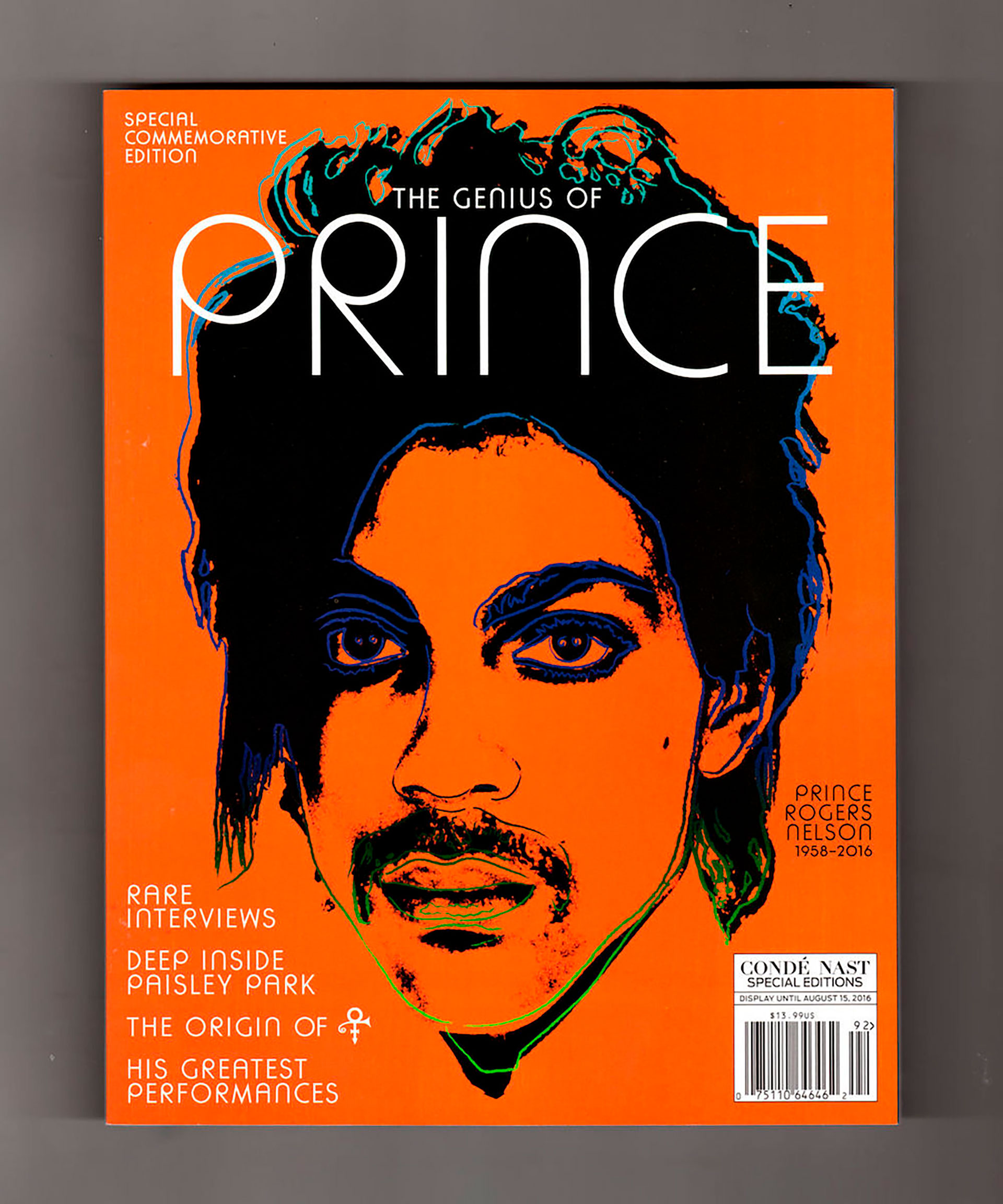La imagen de Prince publicada por Vanity Fair es una fotografía tomada por Lynn Goldsmith e intervenida por Andy Warhol