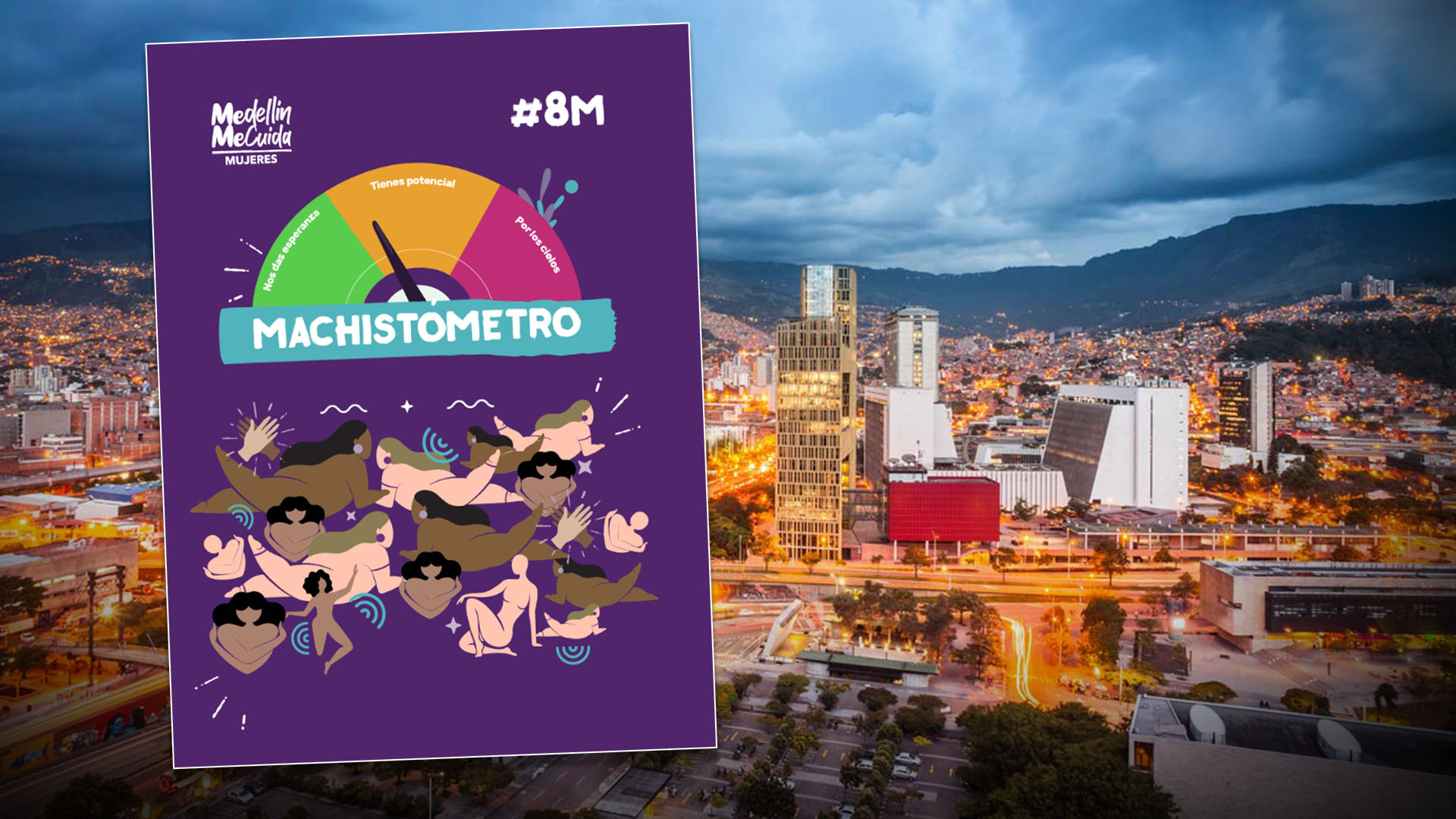 Así funciona el “Machistómetro”, la herramienta que implementó la Alcaldía de Medellín para medir sus niveles de machismo