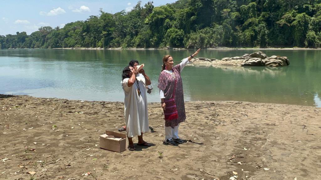 La diputada de Morena suele compartir en redes sus visitas en la Selva Lacandona (Foto: Twitter/PatyArmendariz)