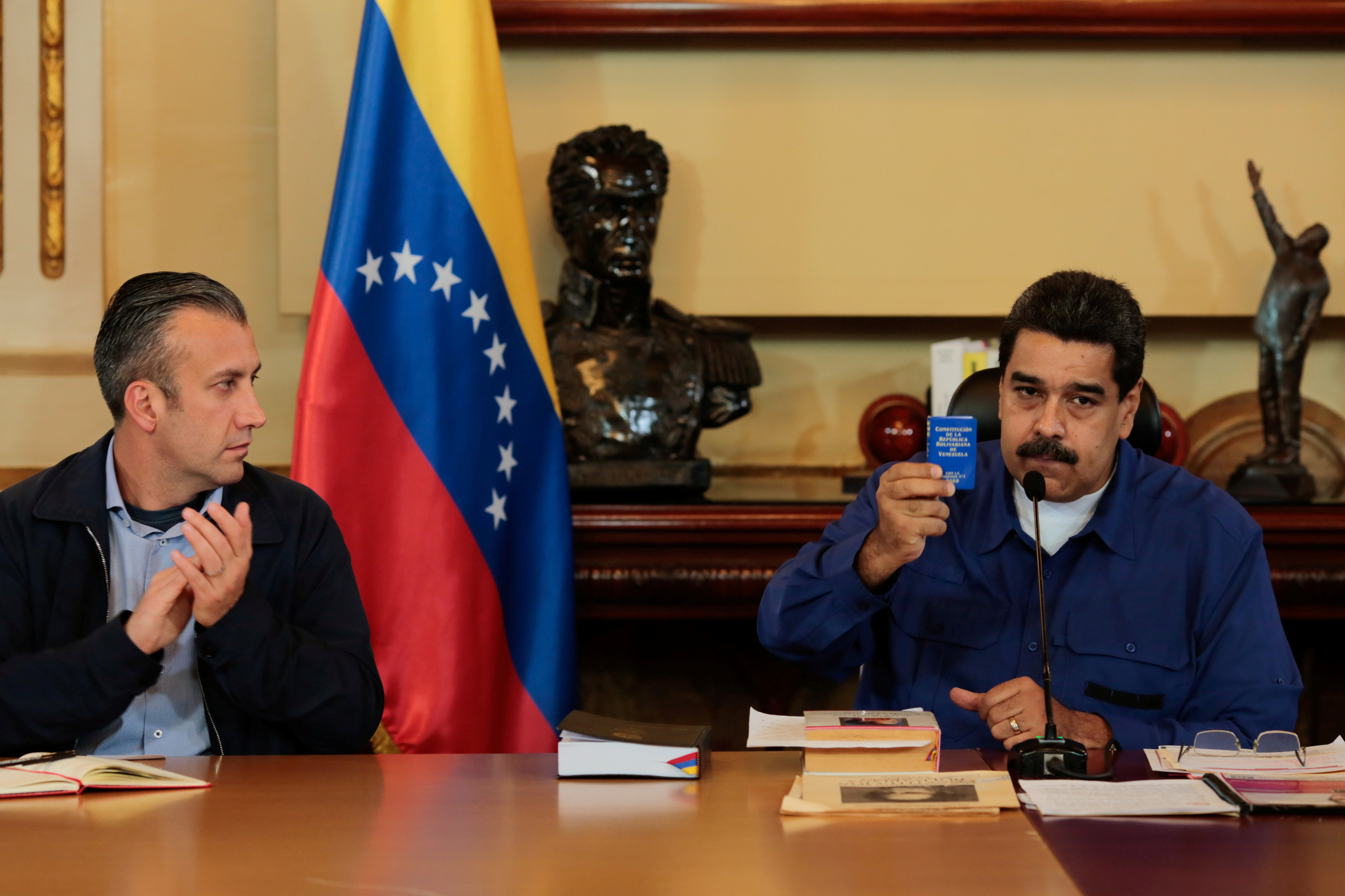 Aseguran que la purga de funcionarios chavistas se debe a una interna entre el dictador Maduro y Tareck El Aissami (Reuters)