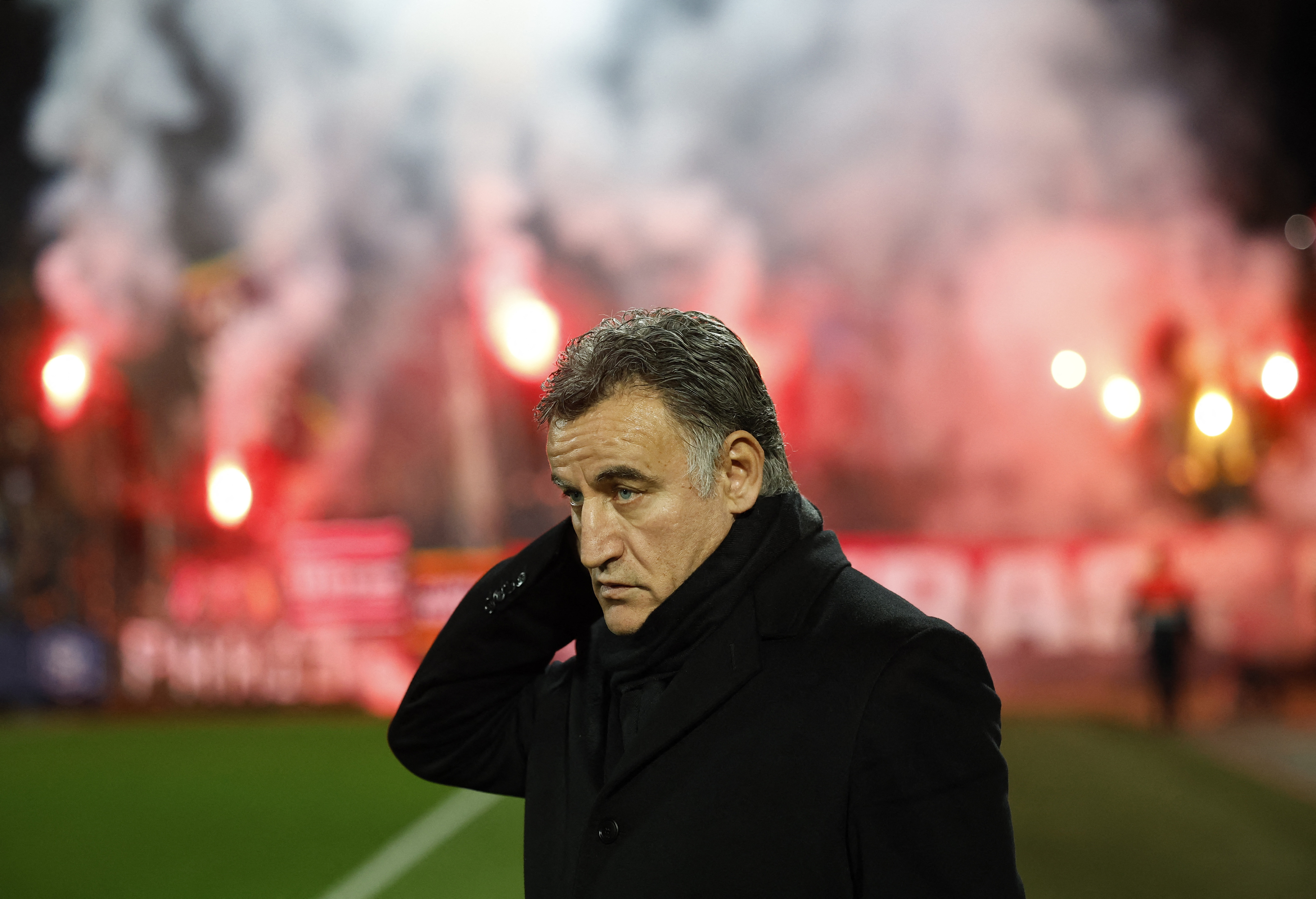 Christophe Galtier sabe que su equipo necesita mejorar si quiere conseguir títulos esta temporada (Reuters)