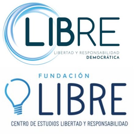 Comparación de logos fundación argentina "Libre" y movimiento de Calderón "Libre" Foto: Twitter / @_antoniogt