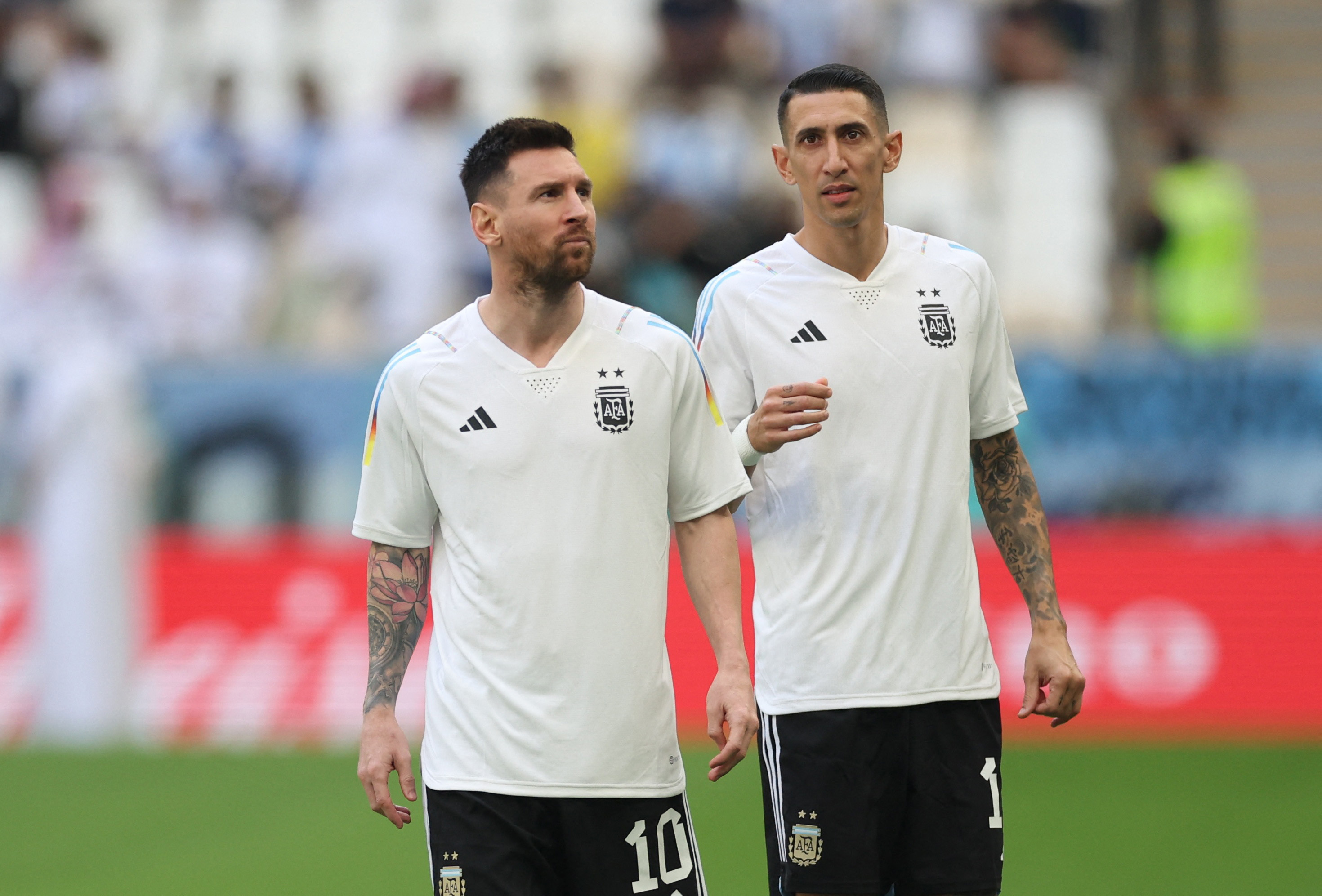 Di María y Messi son los referentes de la selección argentina (Reuters)