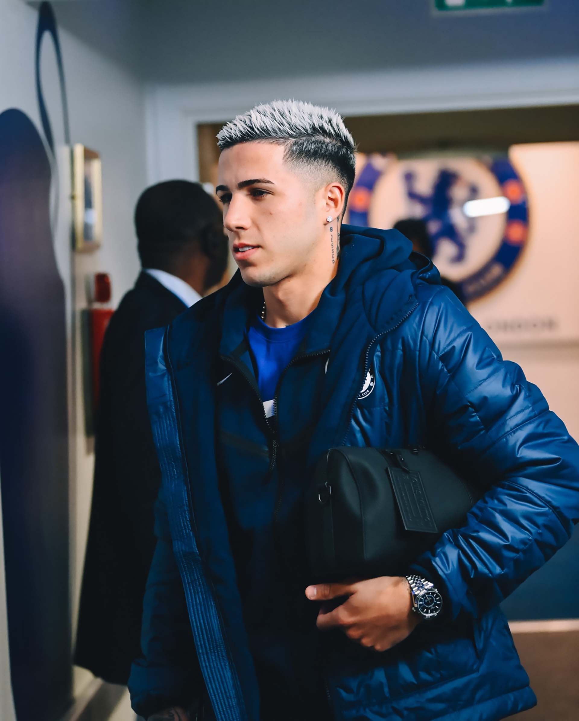 Así llegó Enzo Fernández a Stamford Bridge (@ChelseaFC)
