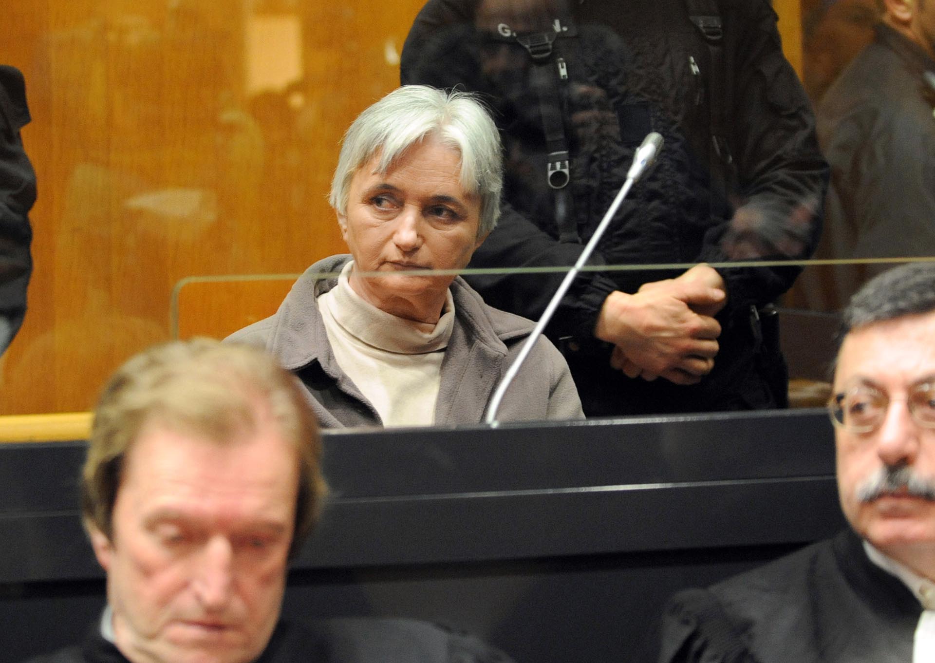 Monique Olivier durante el juicio en su contra (Reuters/Denis Charlet/Pool)