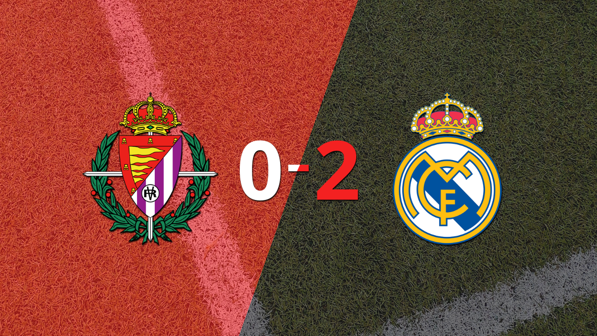 Doblete de Karim Benzema guió el triunfo de Real Madrid sobre Valladolid