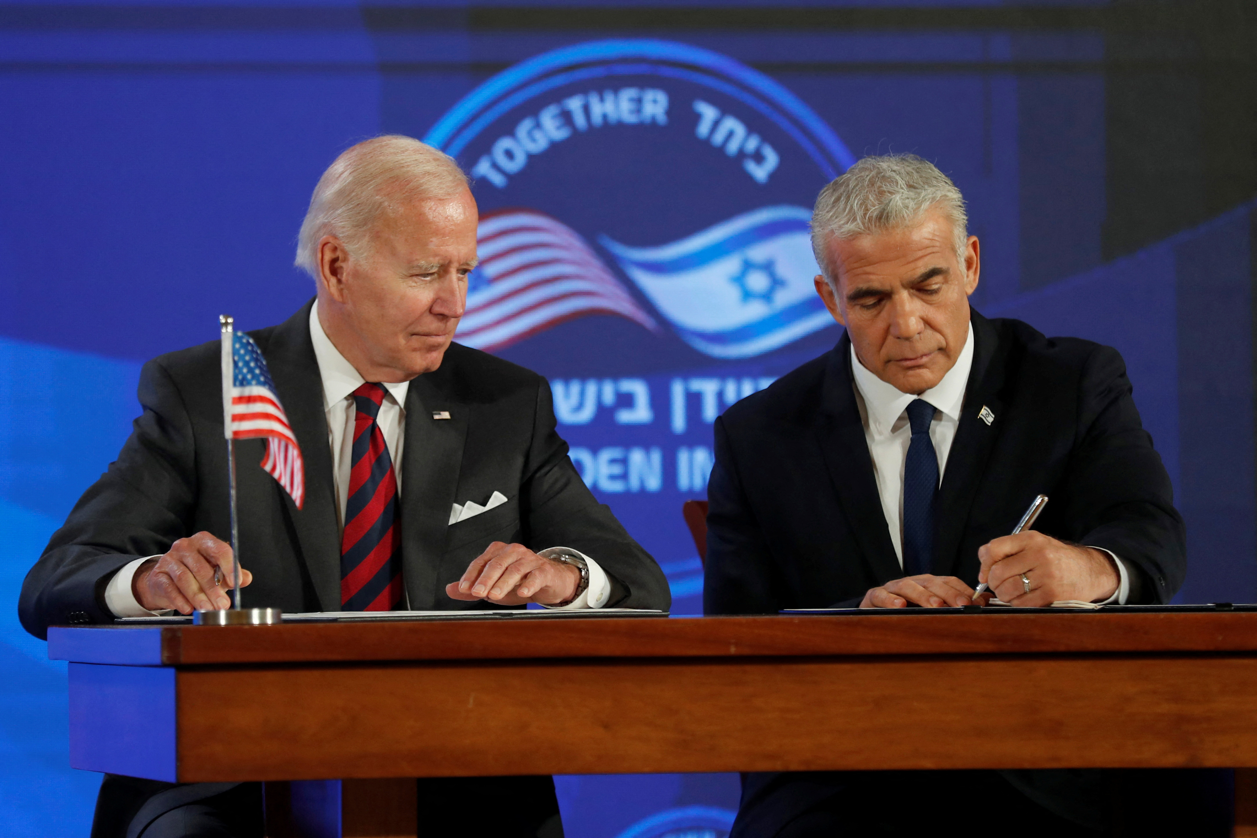Joe Biden prometió a Israel que el régimen de Irán nunca tendrá armas nucleares