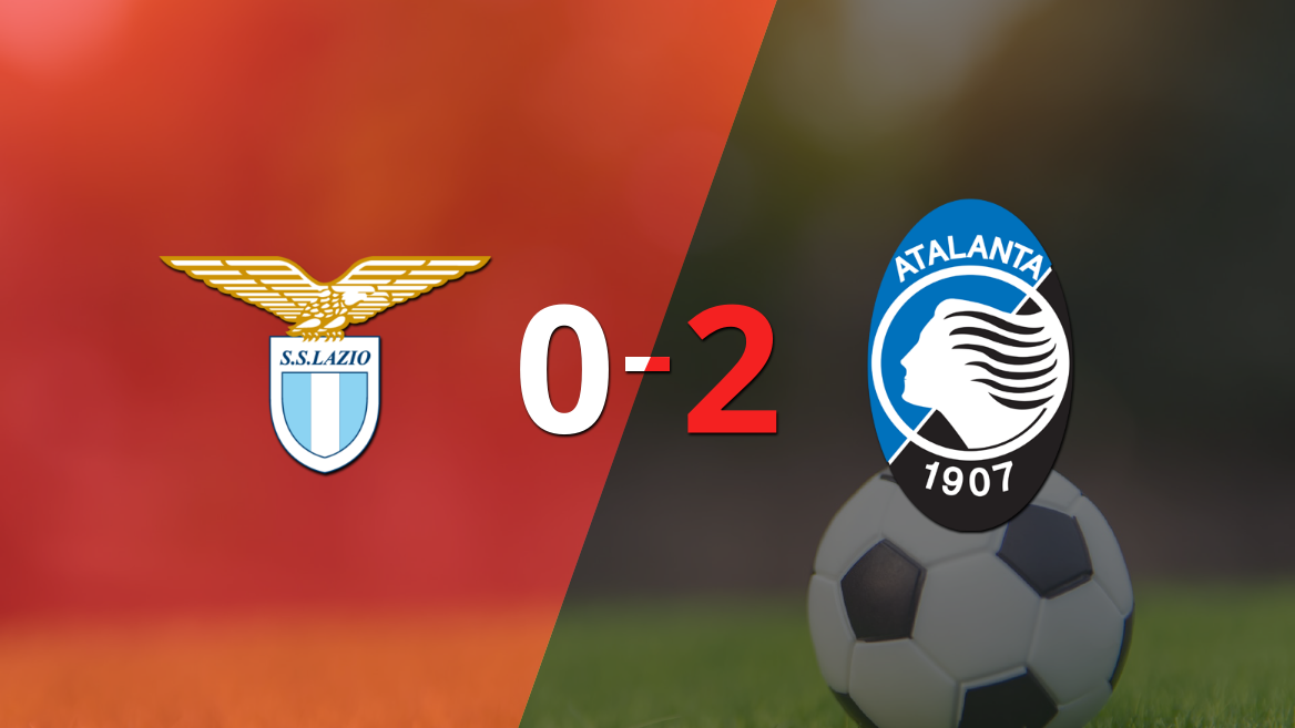 En casa, Lazio perdió 2-0 frente a Atalanta