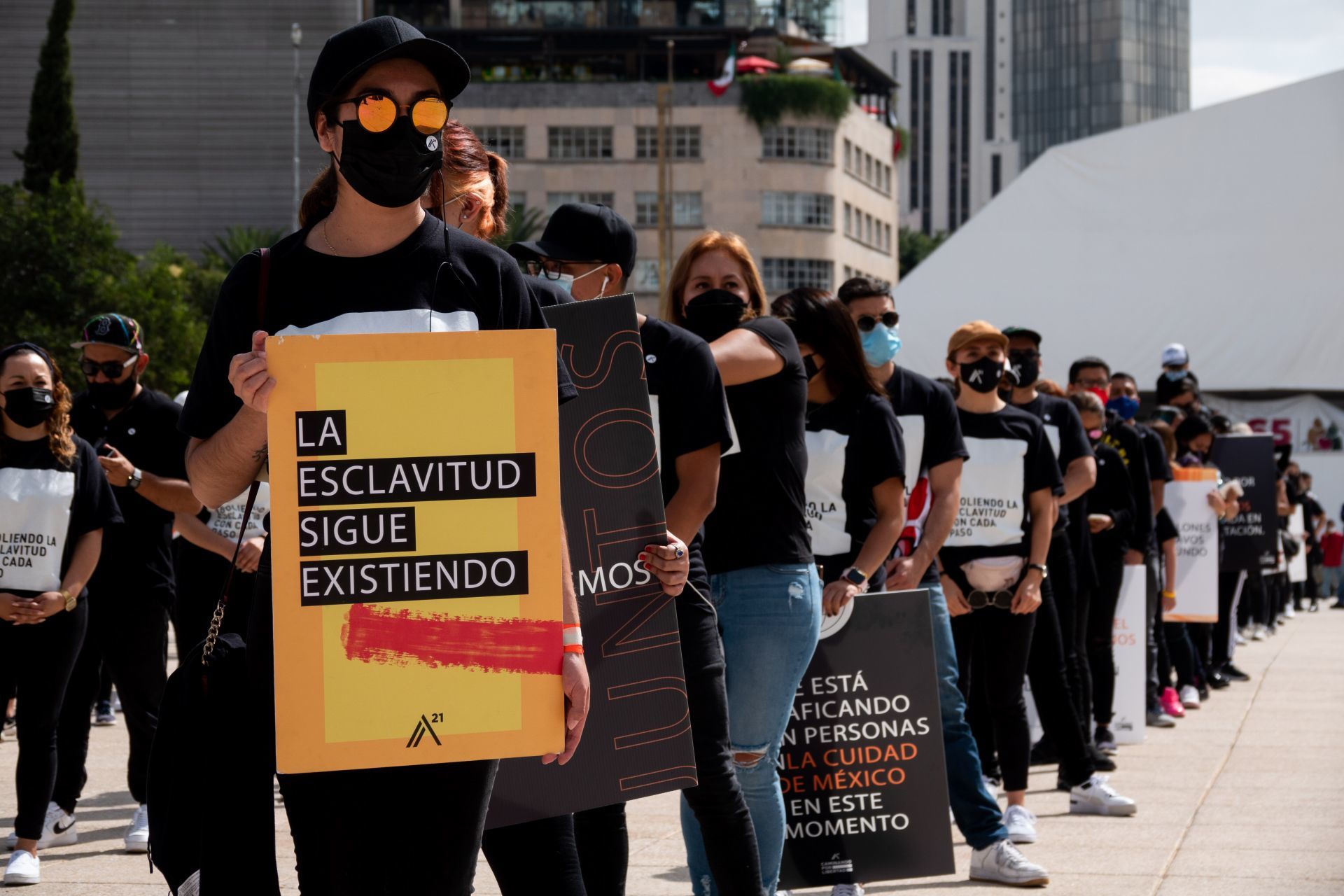 Manifestación contra la trata de personas en México (Foto: CUARTOSCURO)
