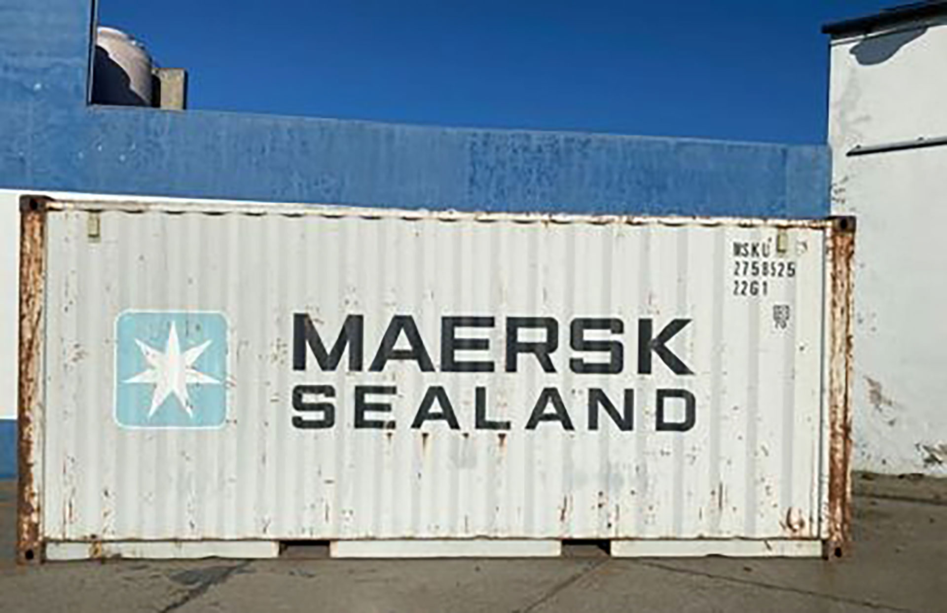 Uno de los contenedores marítimos que se subasta mañana