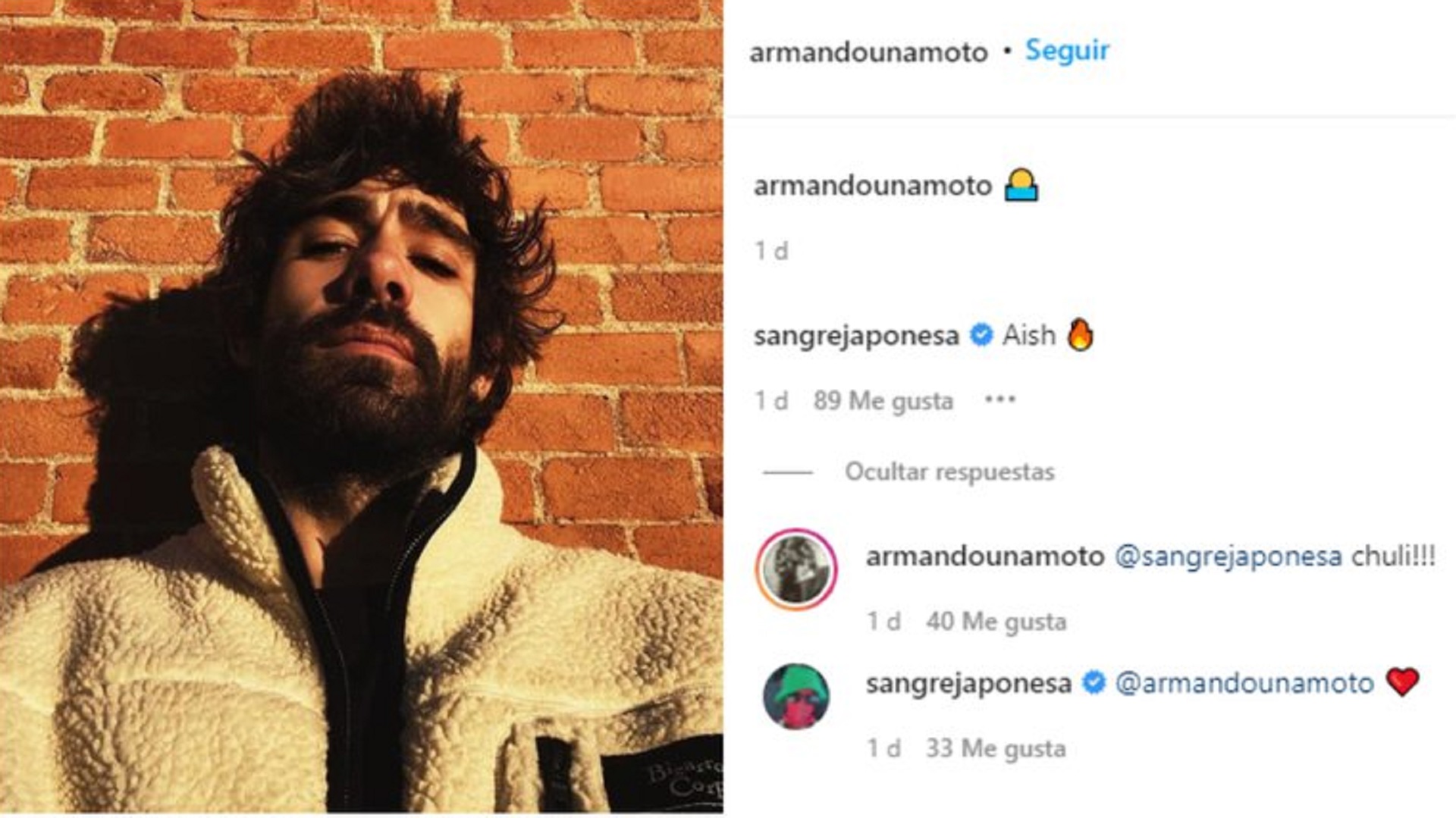 El ida y vuelta de la China Suárez y Armando Mena Navareño en las redes sociales antes de confirmar su relación