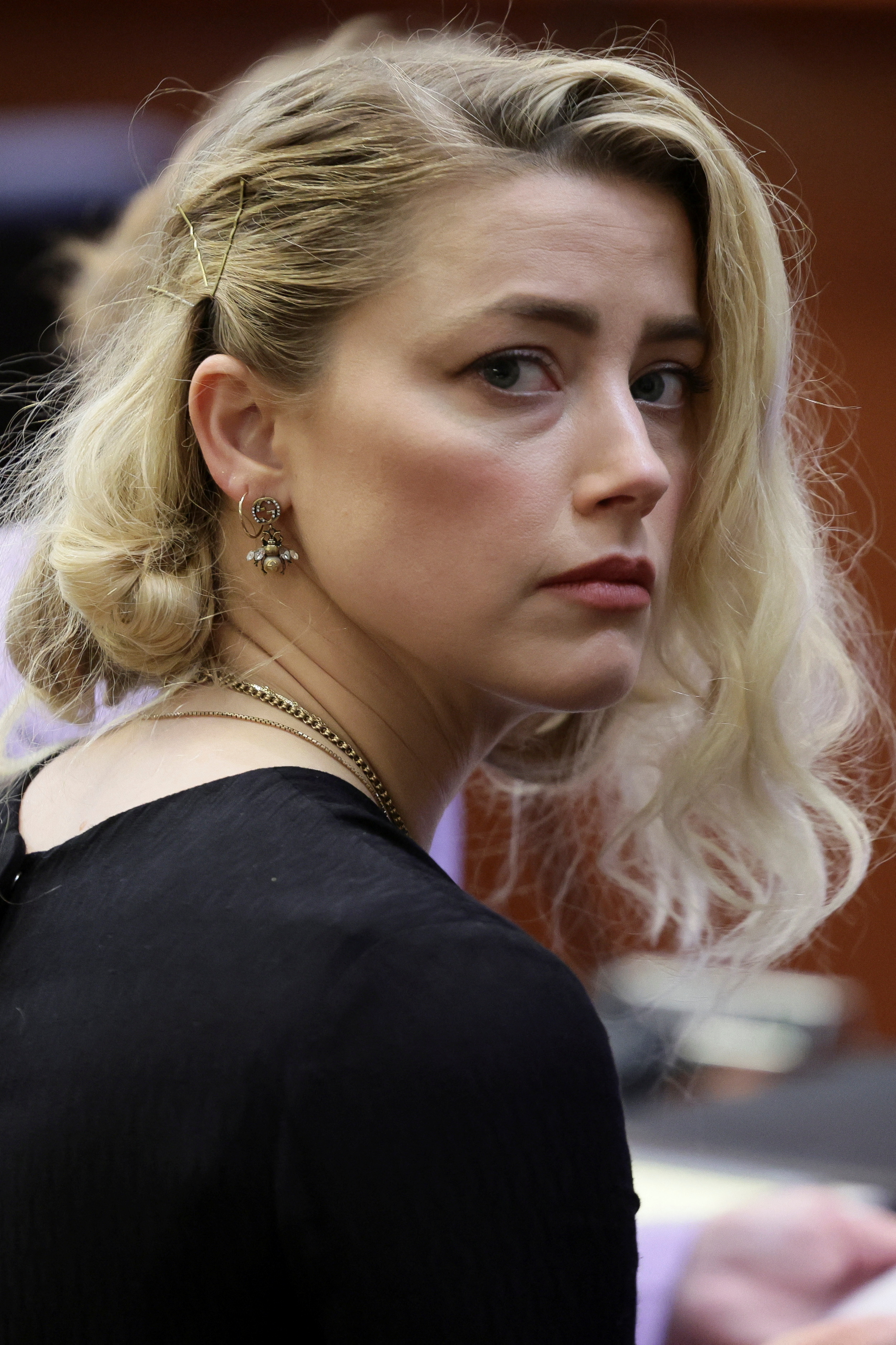 Amber Heard tras conocer el veredicto (Reuters)